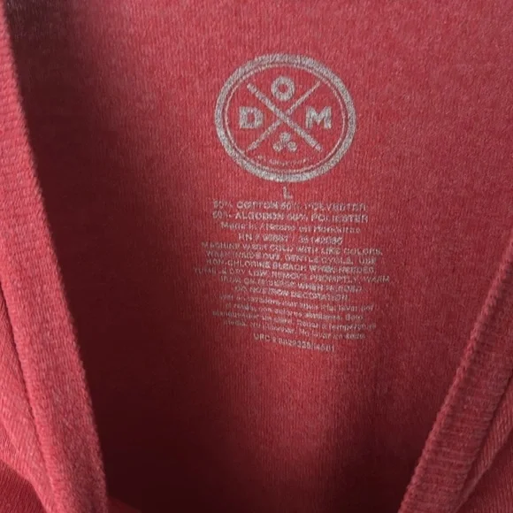 Red “Not Today Satan” unisex t shirt. Short sleeve. Blended material. - Picture 3 of 5